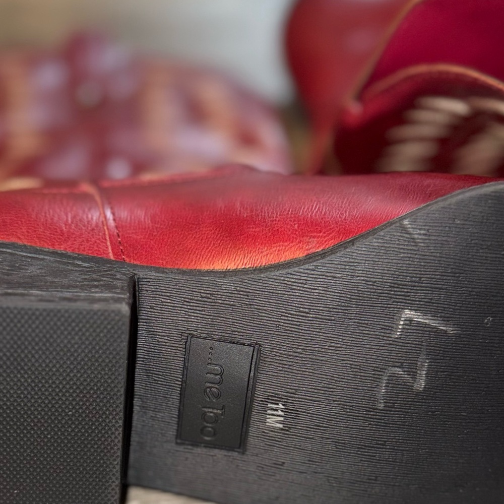 Me Too Red Western Boots - Picture 6 of 6